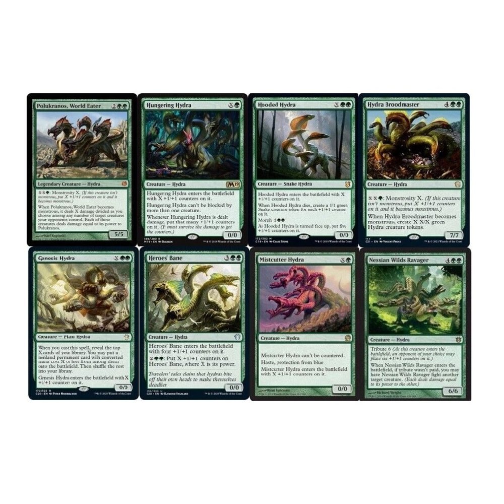 MTG Mono-Green Hydra Deck - Polukranos, World Eater Managorger Magic Gathering